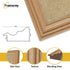 Swept Style Square Size Oak Picture Frame Wall Decor Photo Frame