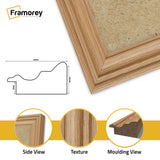 Swept Style Panoramic Oak Picture Frame Wall Décor Photo Frame