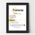 Swept Style Black Picture Frame Wall Décor Photo Frame