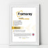 Swept Style White Picture Frame Wall Décor Photo Frame