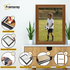 Swept Style Walnut Picture Frame Wall Décor Photo Frame