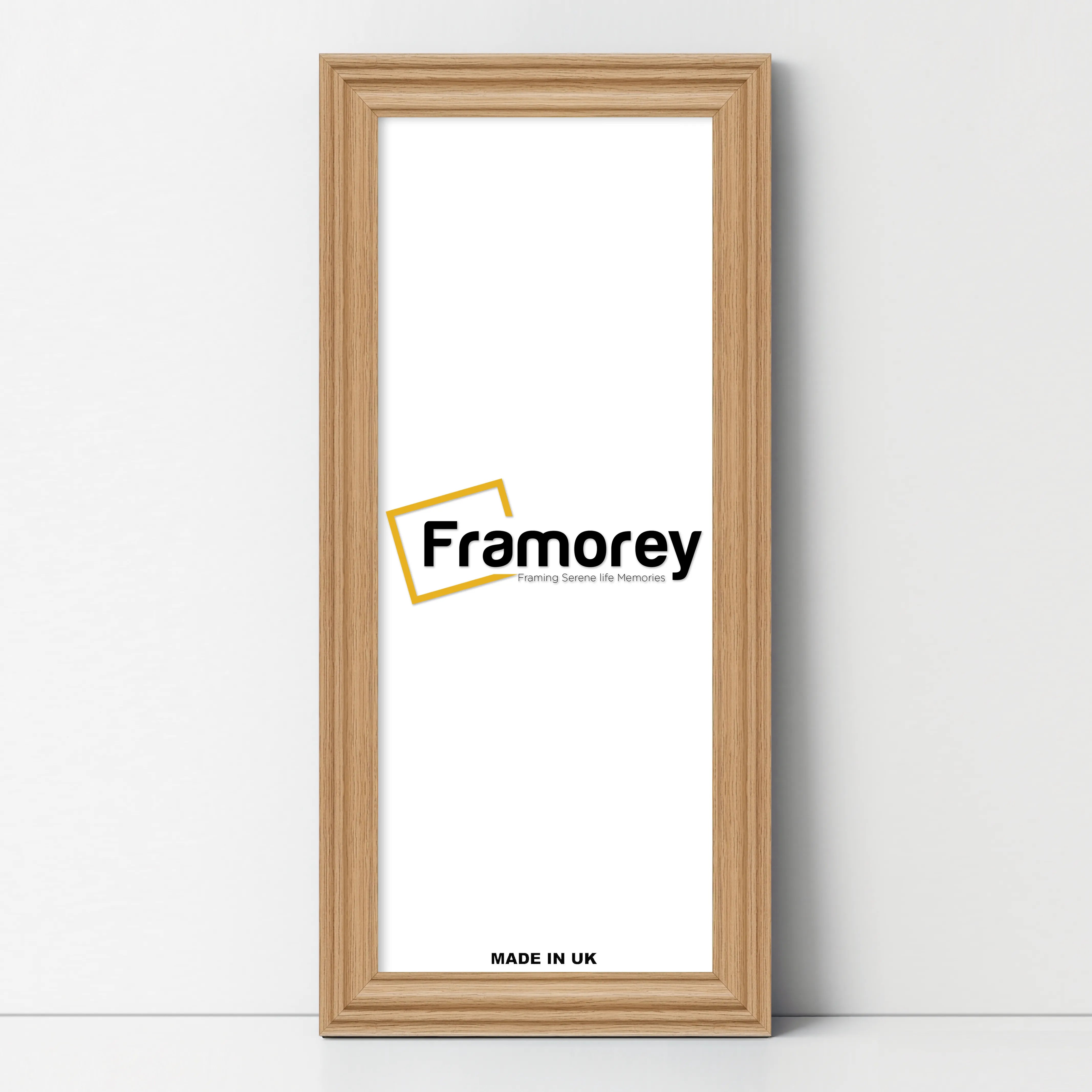 Swept Style Panoramic Oak Picture Frame Wall Décor Photo Frame