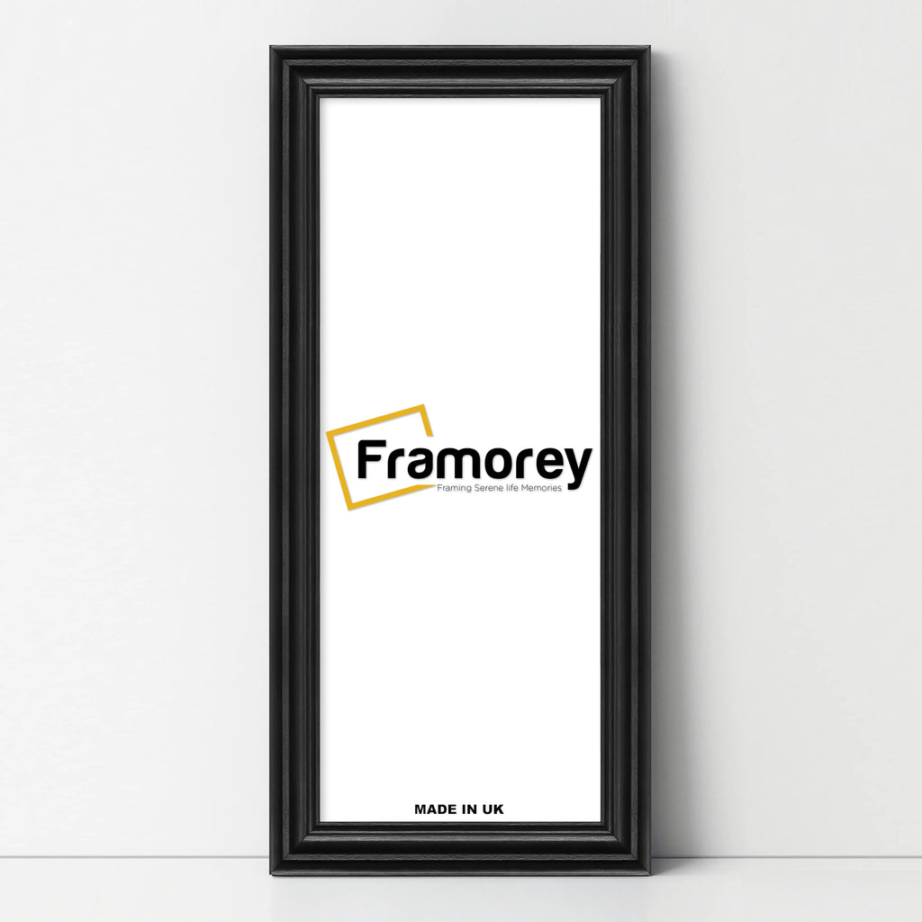 Swept Style Panoramic Black Picture Frame Wall Décor Photo Frame