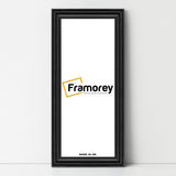 Swept Style Panoramic Black Picture Frame Wall Décor Photo Frame