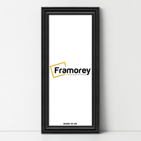 Swept Style Panoramic Black Picture Frame Wall Décor Photo Frame