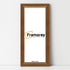 Swept Style Panoramic Walnut Picture Frame Wall Décor Photo Frame