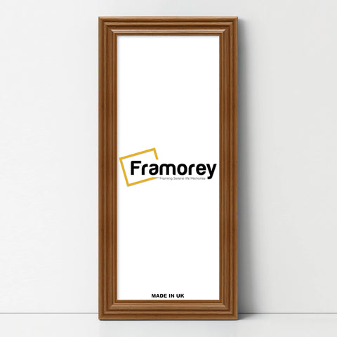 Swept Style Panoramic Walnut Picture Frame Wall Décor Photo Frame