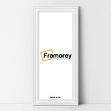Swept Style Panoramic White Picture Frame Wall Décor Photo Frame