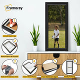 Swept Style Panoramic Black Picture Frame Wall Décor Photo Frame