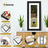 Swept Style Panoramic Black Picture Frame Wall Frame With White Mount