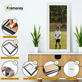 Swept Style Panoramic White Picture Frame Wall Décor Photo Frame