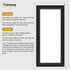 Swept Style Panoramic Black Picture Frame Wall Décor Photo Frame