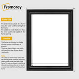Swept Style Black Picture Frame Wall Décor Photo Frame