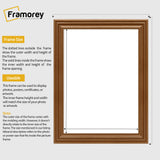 Swept Style Walnut Picture Frame Wall Décor Photo Frame