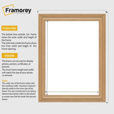 Swept Style Oak Picture Frame Wall Décor Photo Frame