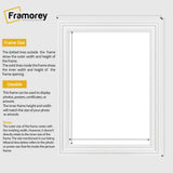 Swept Style White Picture Frame Wall Décor Photo Frame