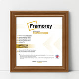 Swept Style Square Size Walnut Picture Frame Wall Decor Photo Frame