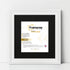 Swept Style Square White Picture Frame Wall Decor Photo Frame With Black  Mount