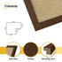 Thin Matt Panoramic Walnut Picture Frame Poster Frames