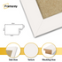 Panoramic Size White Picture Frames Wall Art Frame